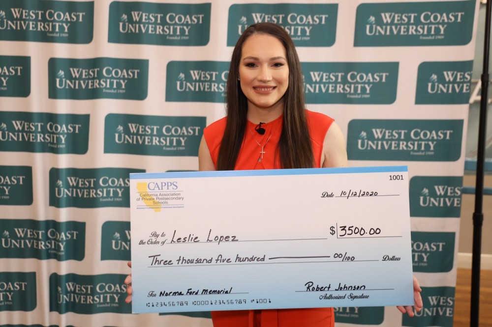 WCU-LA BSN Student Leslie Lopez Awarded Norma Ford CAPPS Scholarship