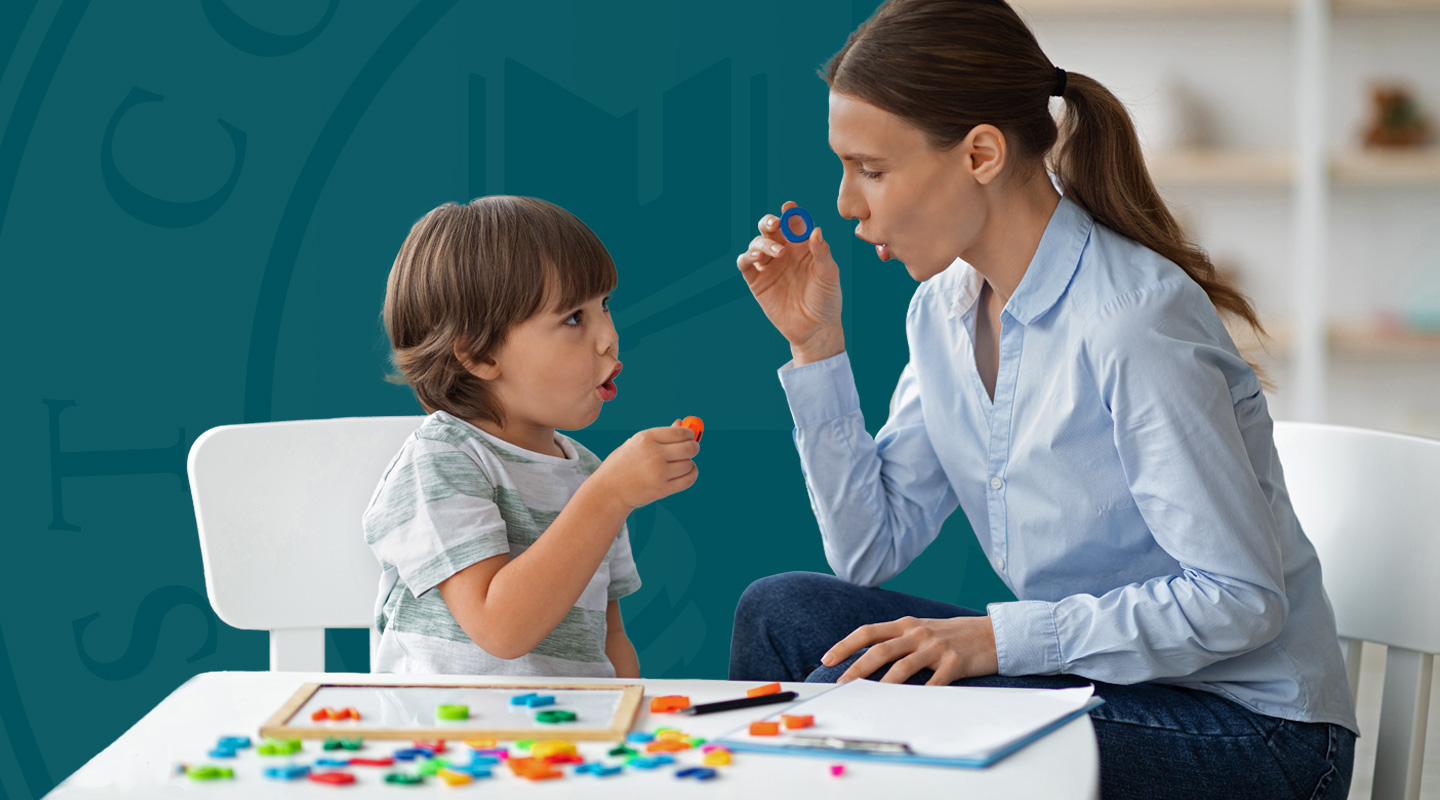 Speech Therapy with Child