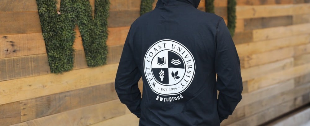 West coast university hoodie new arrivals