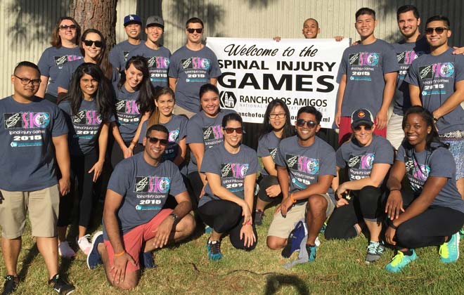 WCU Doctorate of Physical Therapy Students Volunteer at Spinal Injury Games