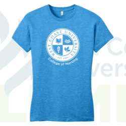 <strong>Light Blue College of Nursing Tee (Womens)</strong><br>Suggested Donation: $12.00