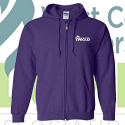 <strong>Purple #wcuproud Zip Up</strong><br>Suggested Donation: $35.00
