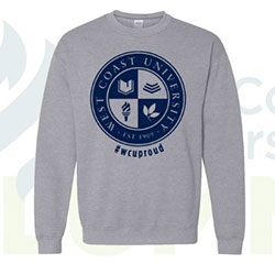 <strong>Gray #wcuproud Crewneck</strong> – Suggested Donation: $25.00