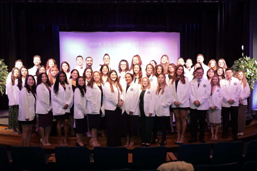 WCU Welcomes First MPA Cohort to White Coat Ceremony