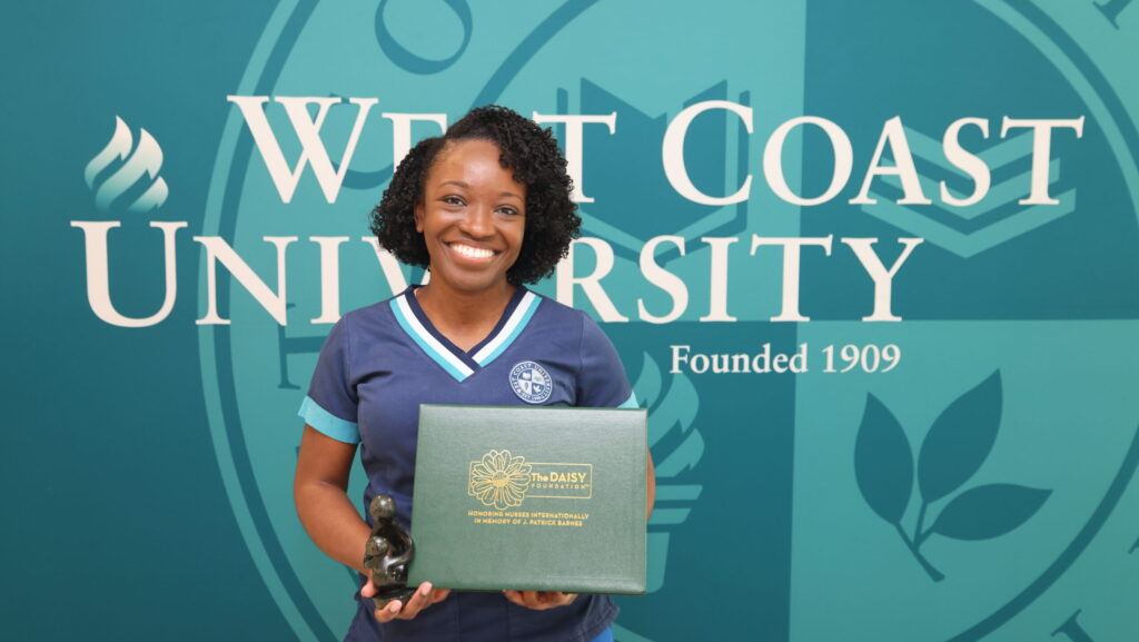 WCU-Miami BSN Nursing Student Honored with Daisy Award for Stepping Up During Pediatric Code on Clinical Rotation 