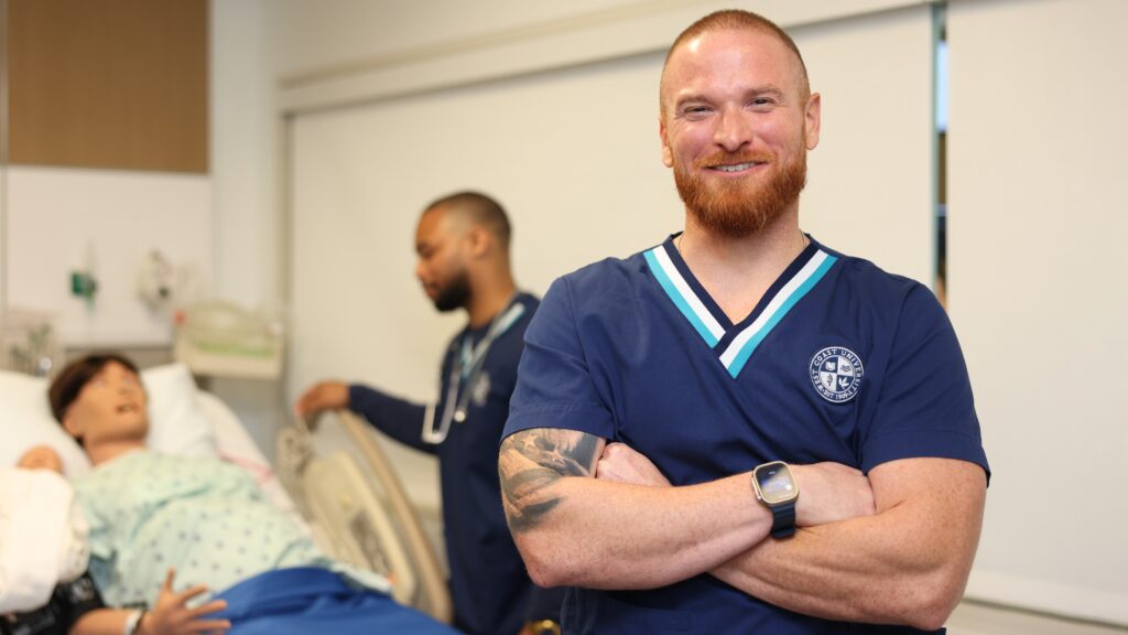 From Badge to Bedside: How WCU-Miami Graduate Found His Calling in Pediatric Nursing 